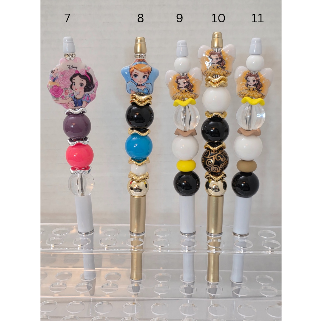 Disney Princess & Other Disney Characters Beaded Pen