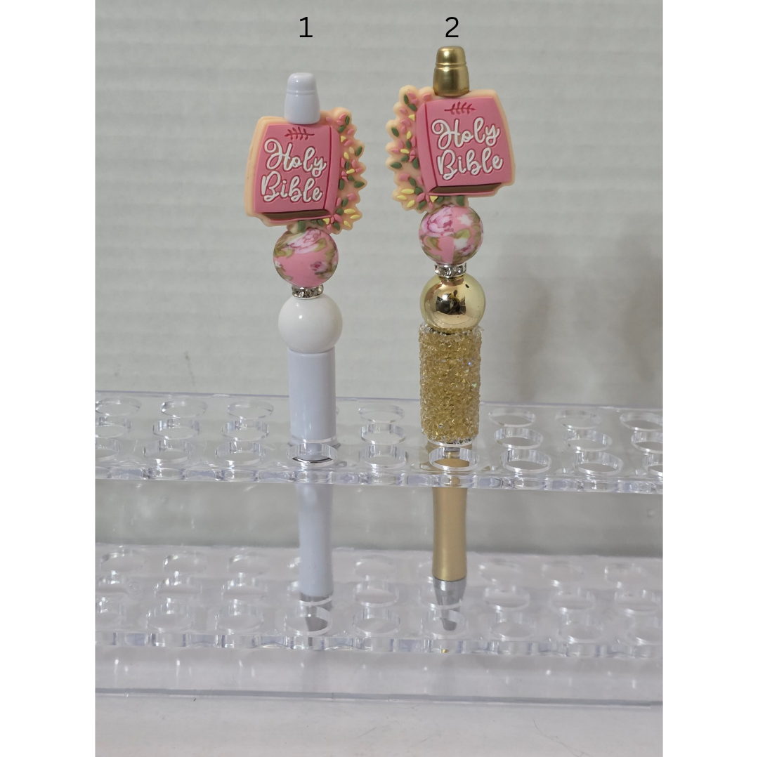 Holy Bible Beaded Pen