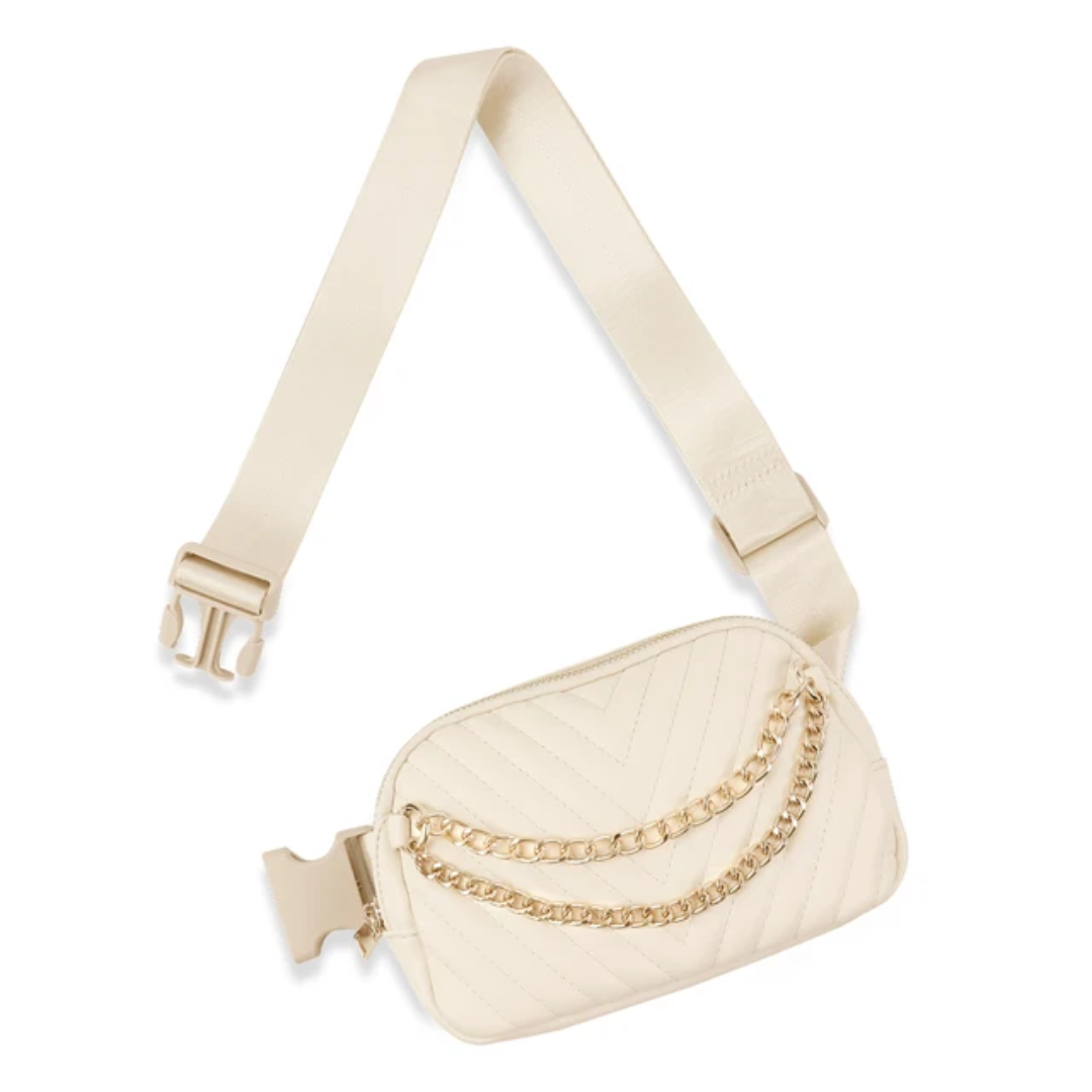 Leather Fanny Pack Mini Adjustable Strap Handbag