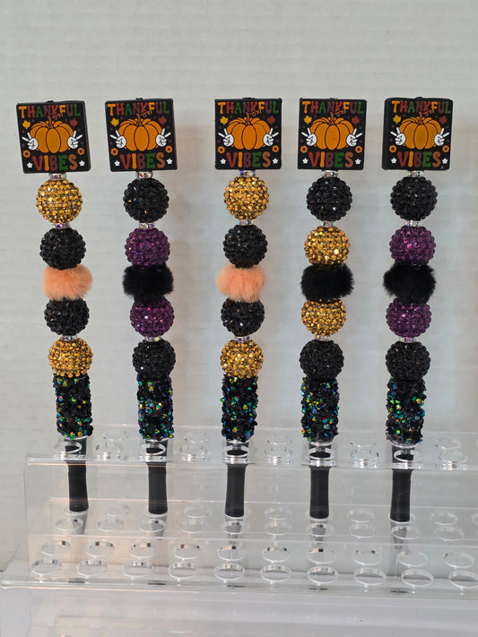Thankful Inspirational Beaded Pen