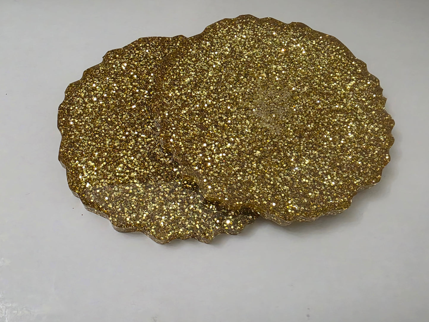 Irregular-Shaped Gold Coaster