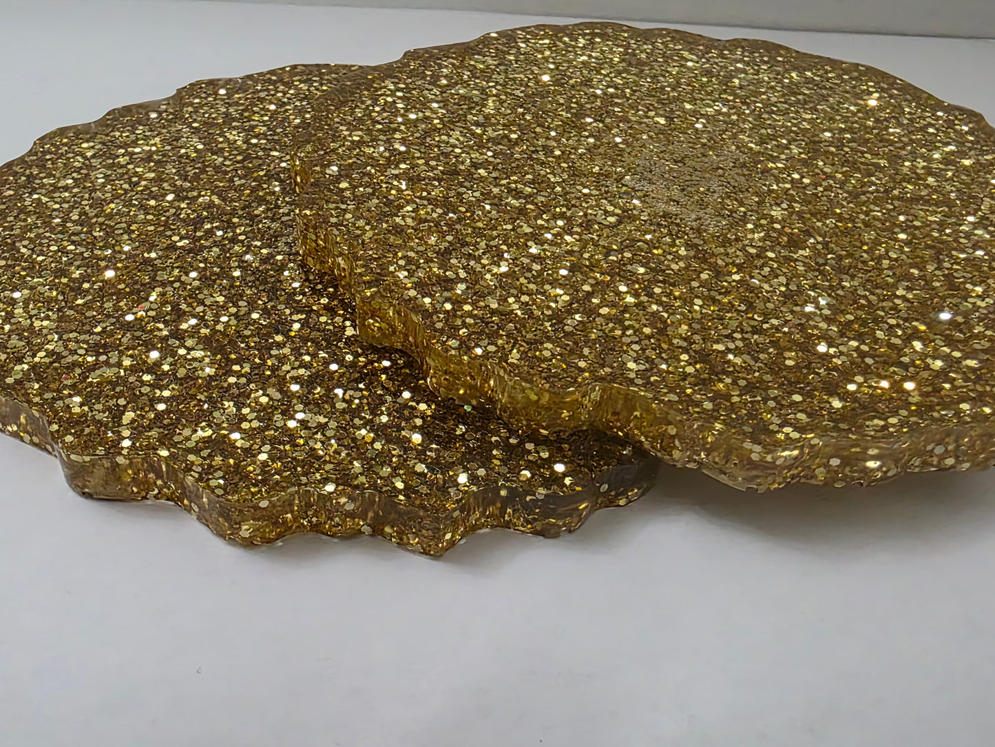 Irregular-Shaped Gold Coaster