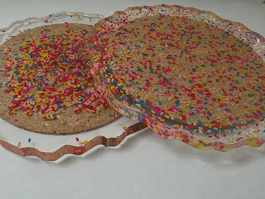 Irregular-Shaped Sprinkles Coaster