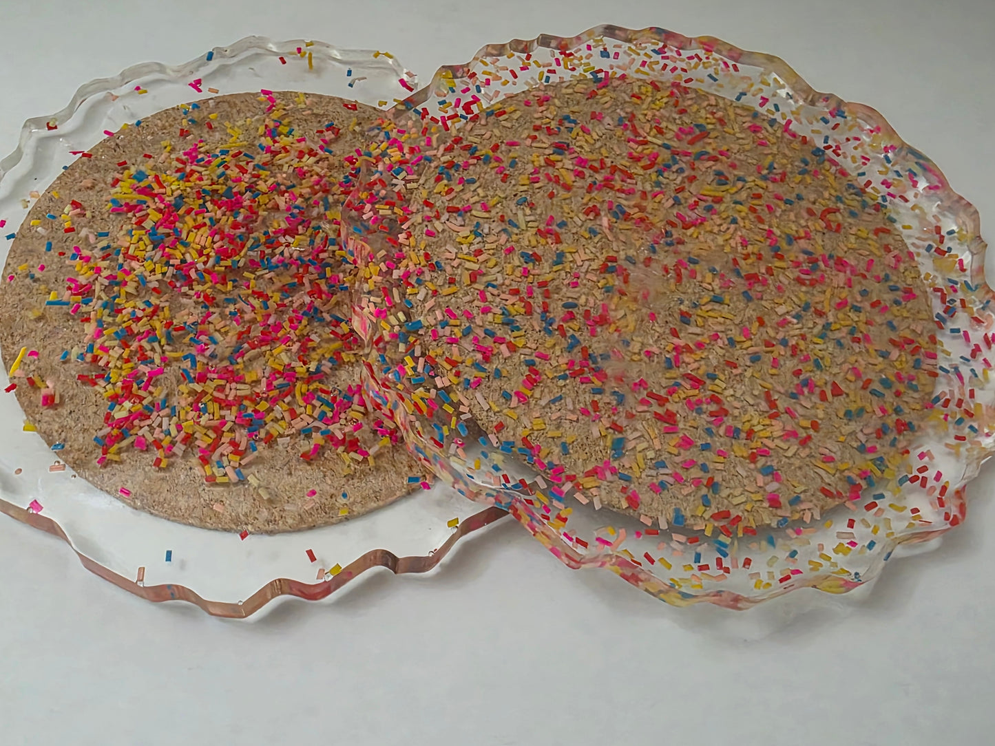 Irregular-Shaped Sprinkles Coaster