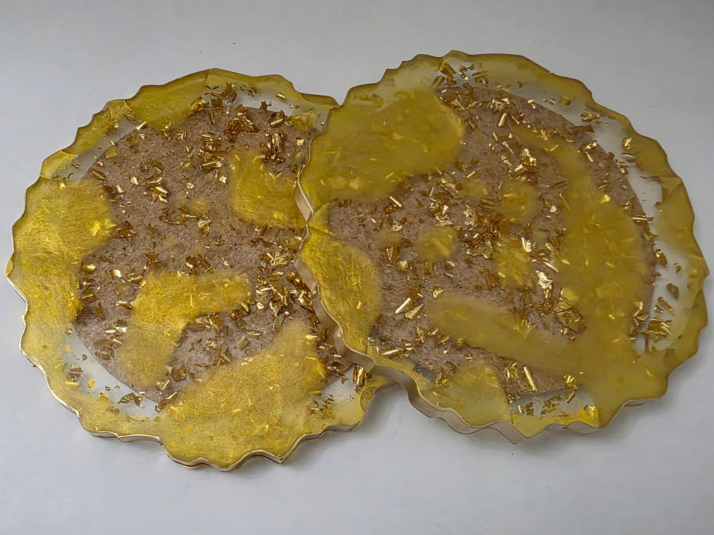 Irregular-Shaped Yellow Coaster