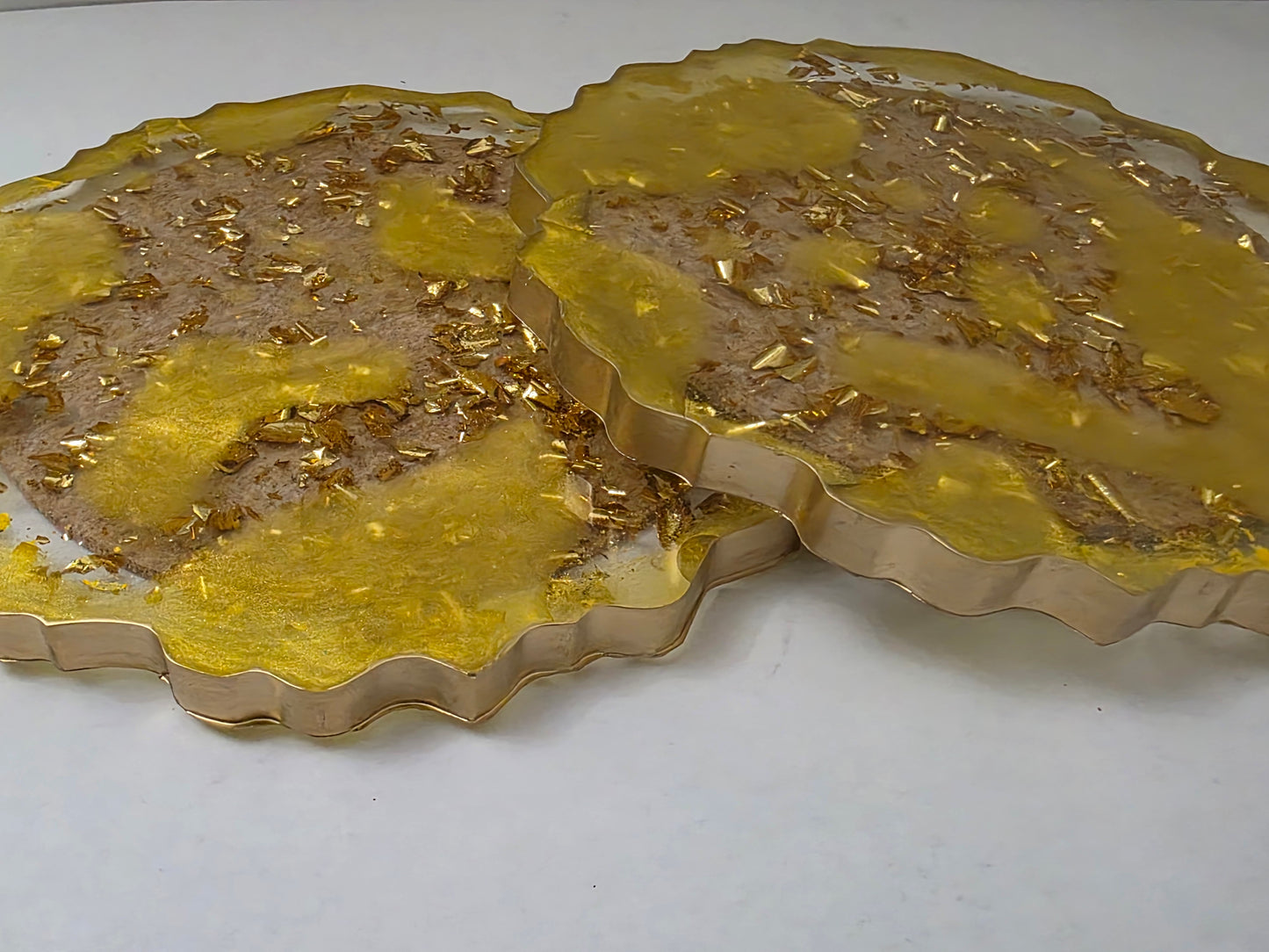 Irregular-Shaped Yellow Coaster