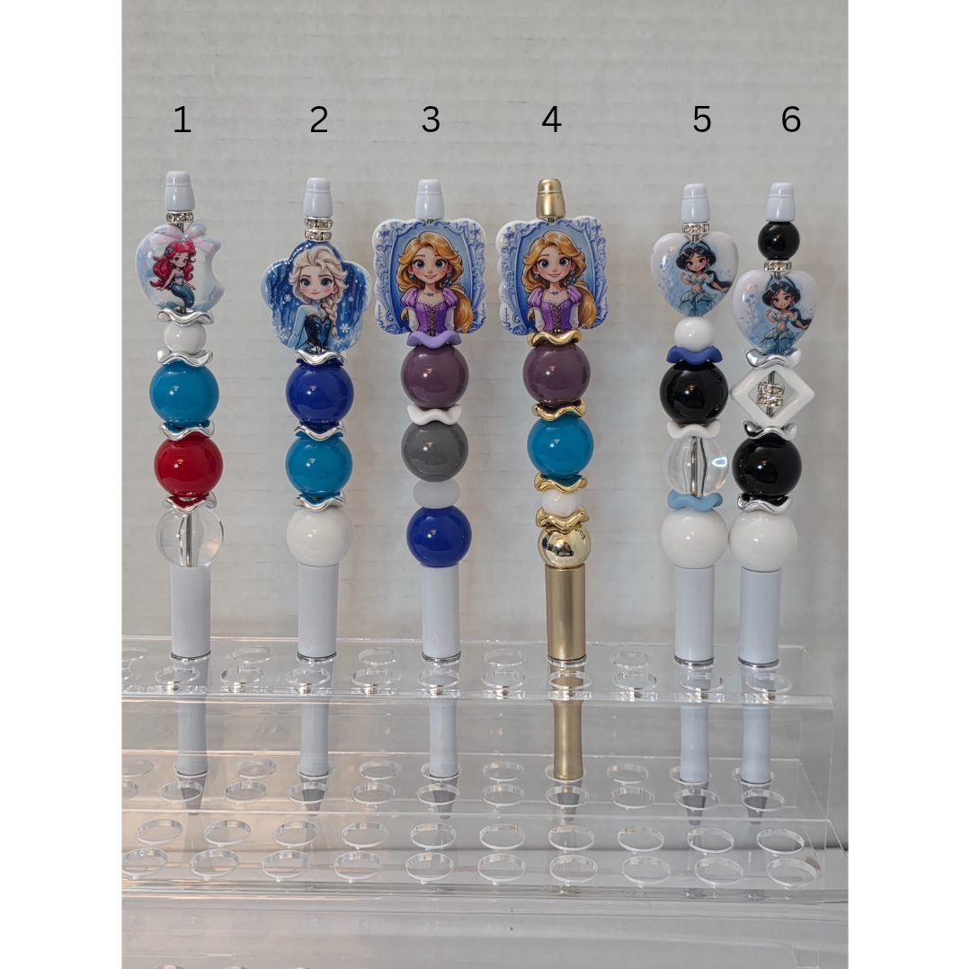 Disney Princess & Other Disney Characters Beaded Pen