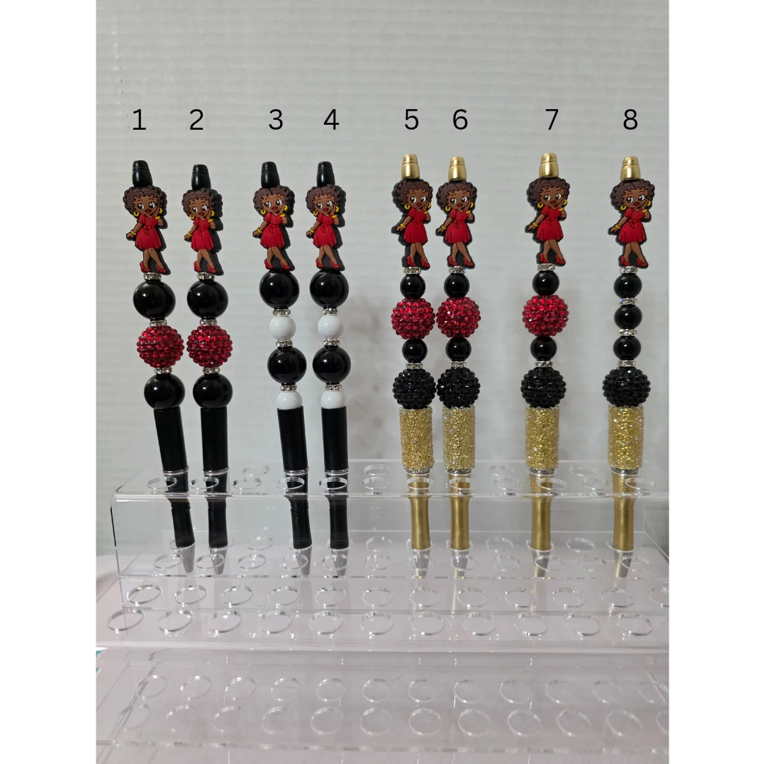 Betty Boop (Self-created) Beaded Pen
