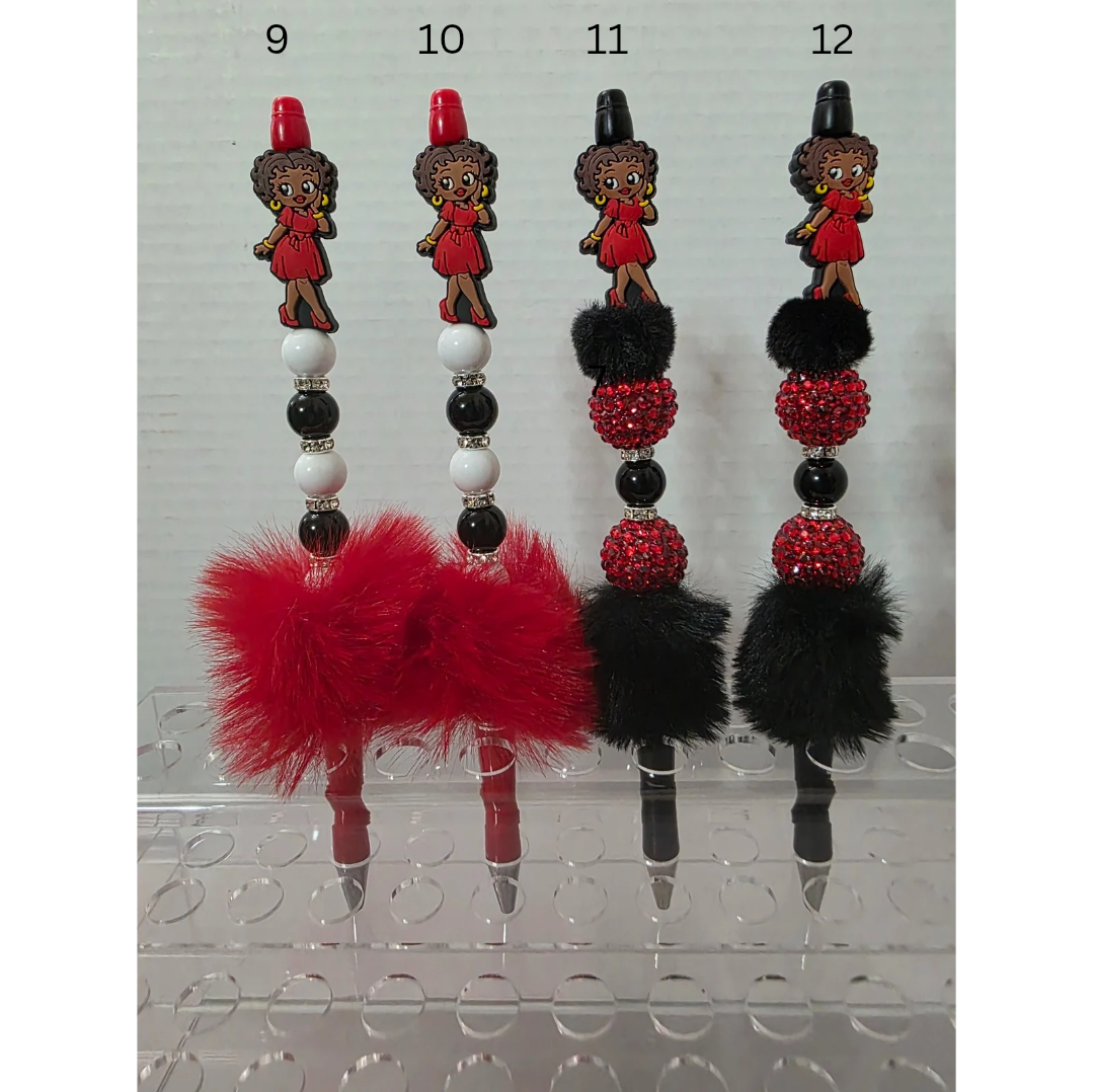 Betty Boop (Self-created) Beaded Pen