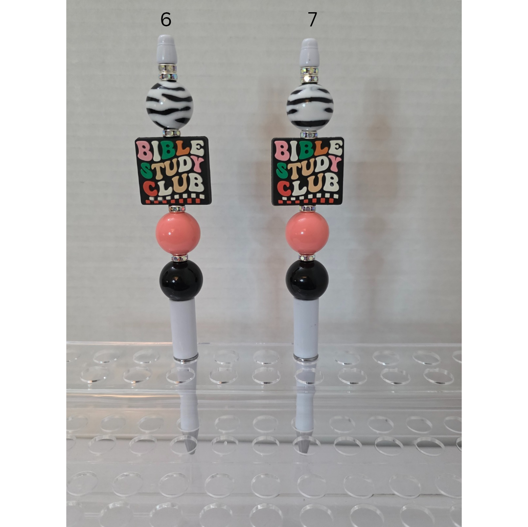 Faith & Bible Study Beaded Pen