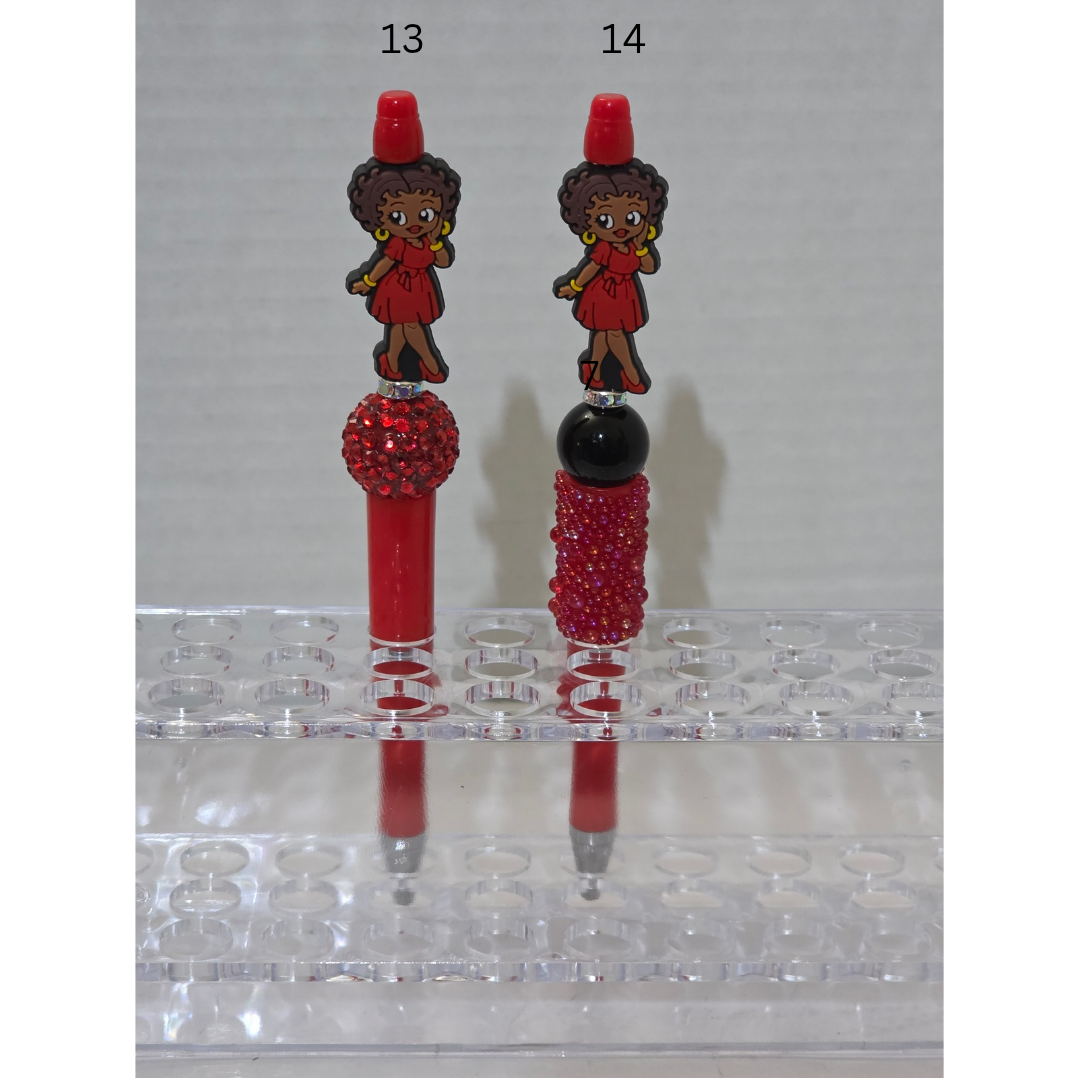 Betty Boop (Self-created) Beaded Pen