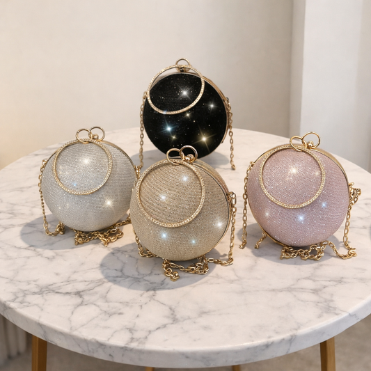 Candied Rhinestone Ball Handbag