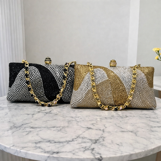 Rhinestone Clutch Handbag