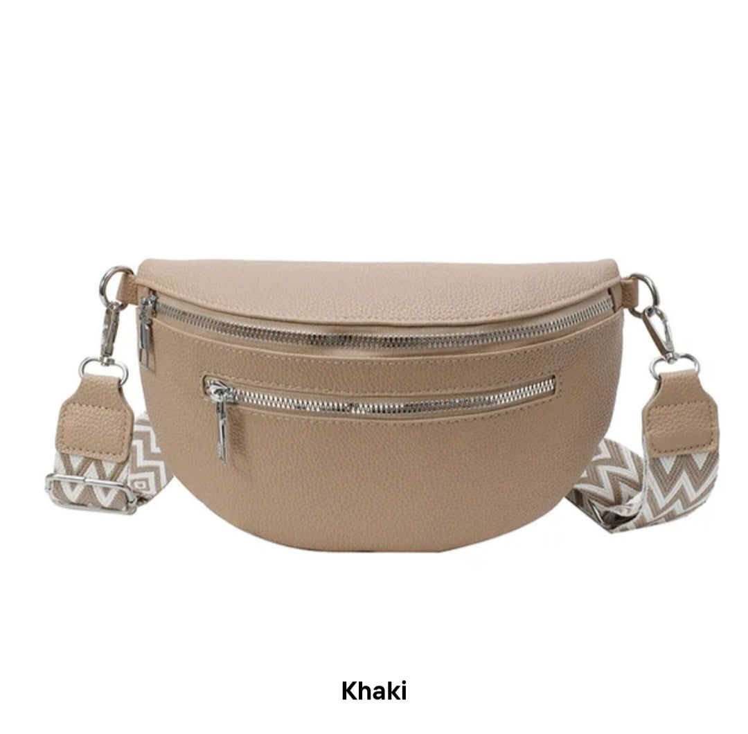 Leather Fanny Pack Crossbody