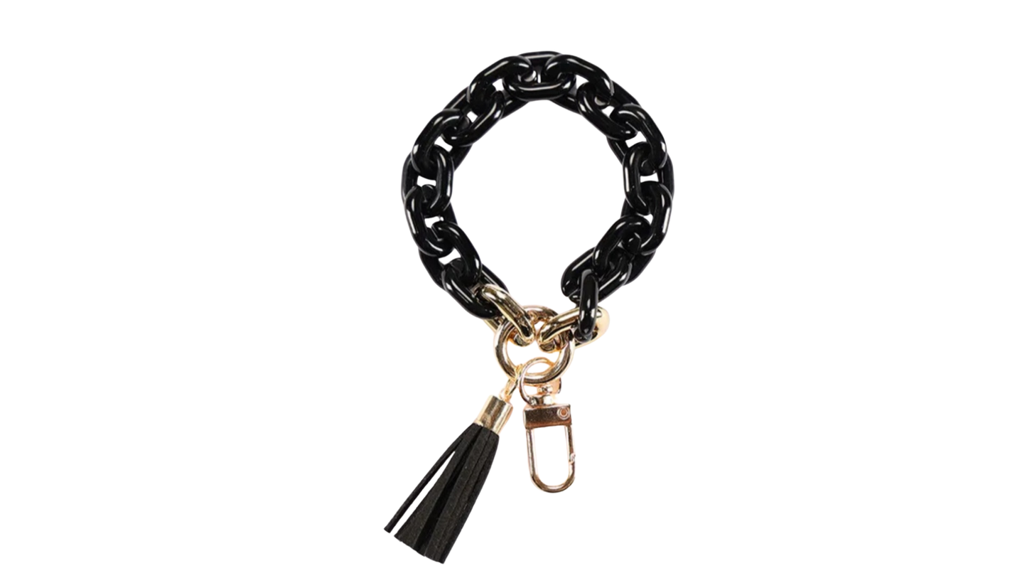 Chainlink Wristlist Strap with Tassel