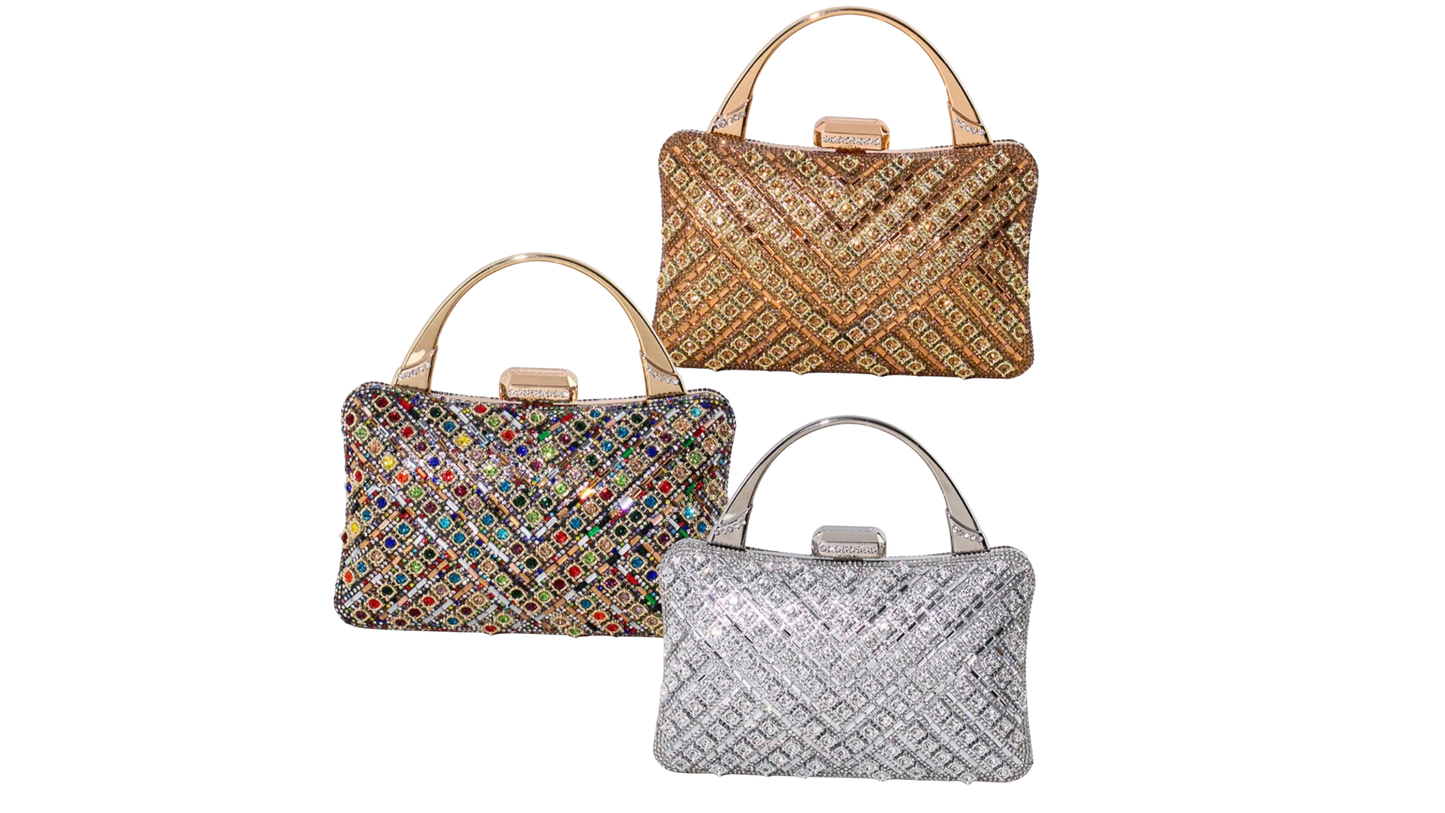Evening Rhinestone Clutch Handbag