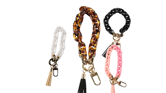 Chainlink Wristlist Strap with Tassel