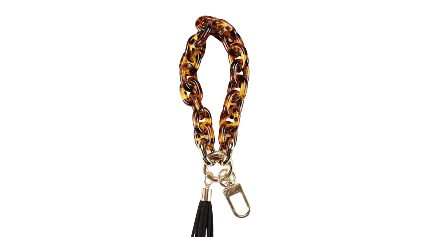 Chainlink Wristlist Strap with Tassel