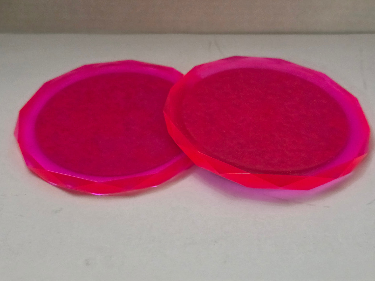 Rhombus-shaped Barbie Pink Coaster