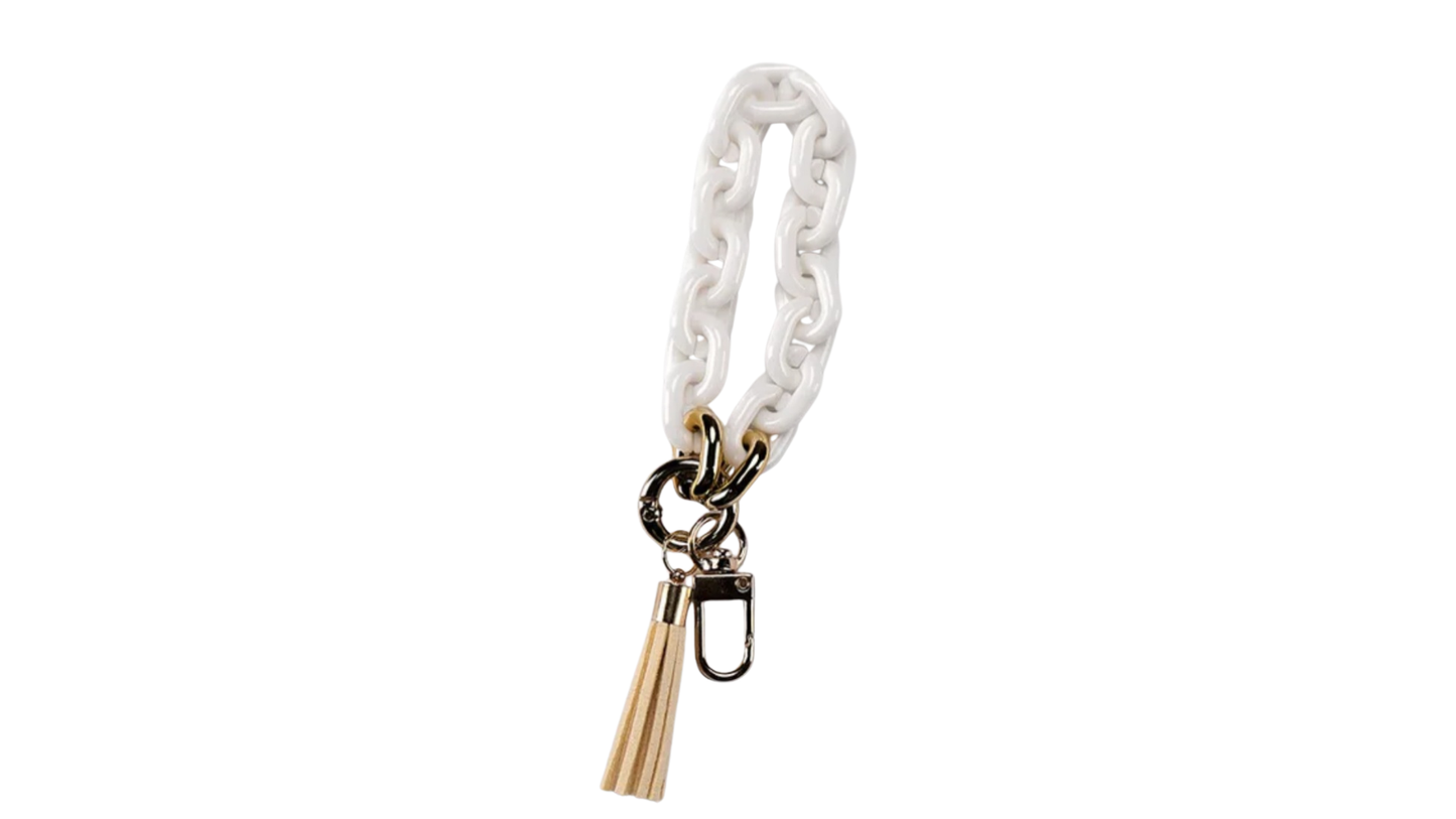 Chainlink Wristlist Strap with Tassel